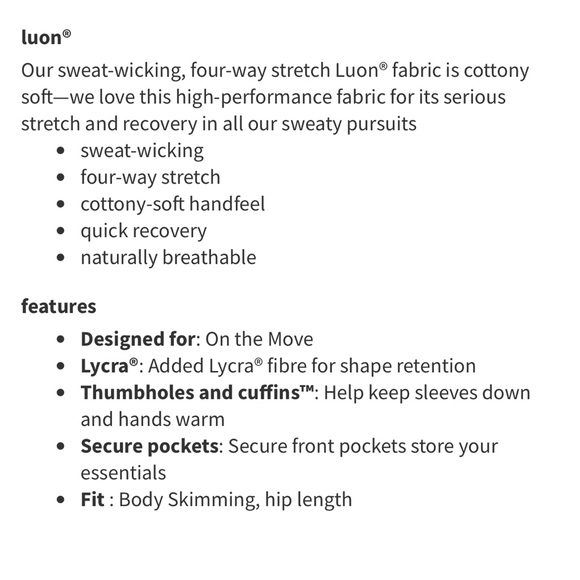 NWT Lululemon Define Jacket Luon White Size 12 - Picture 10 of 11